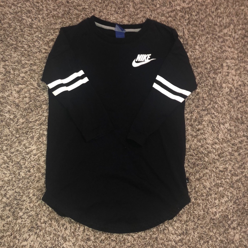 black just do it nike tee